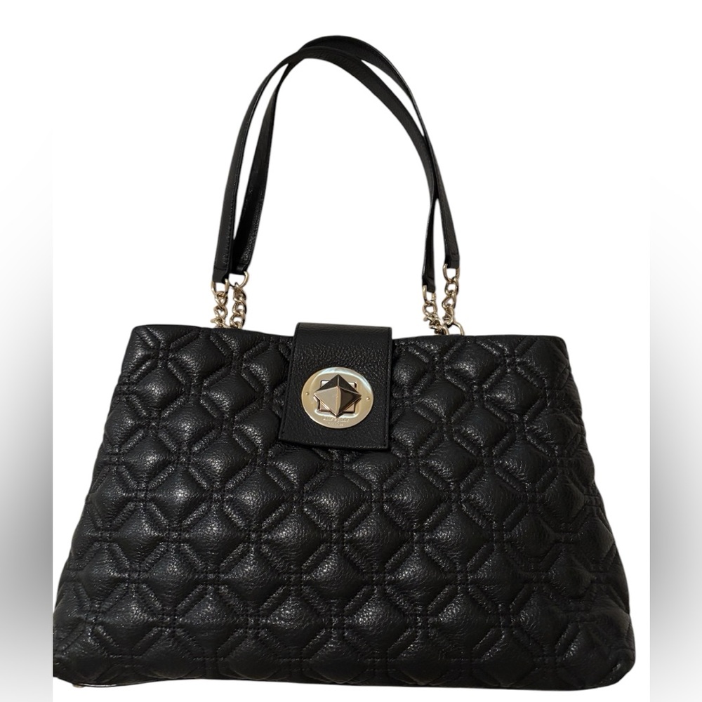 kate spade Astor Court quilted leather Elena handbag w/dust bag - Like New